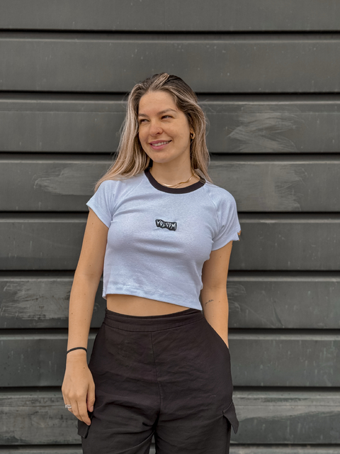 CAMISETA ESP MC LIL VOLCOM FEM BRANCO ( VLTS03018801 ) VOLCOM YC