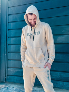 MOLETOM FECHADO SQUARE AREIA ( HYBL02018621 ) HURLEY