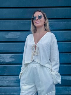 BLUSA LIVED IN LOUNGE FEM OFF WHITE ( VLTS04002222 ) VOLCOM YC - comprar online