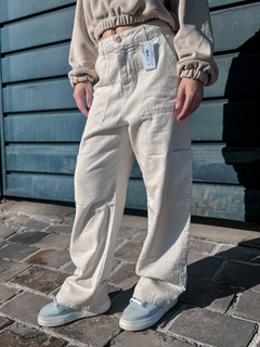 CALCA JEANS FEMININA CARGSTONE OFF WHITE ( VLCJ020795 ) VOLCOM YC - comprar online