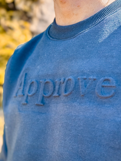 MOLETOM CARECA APPROVE IN RELIEF PRETO ( 7108 ) APPROVE - comprar online