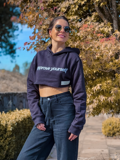 MOLETOM CROPPED APPROVE YOURSELF PRETO ( 7750 ) APPROVE na internet