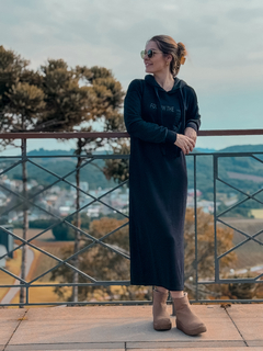 VESTIDO LONGO SPECTRUM PRETO ( 32003 ) TRI CATS na internet