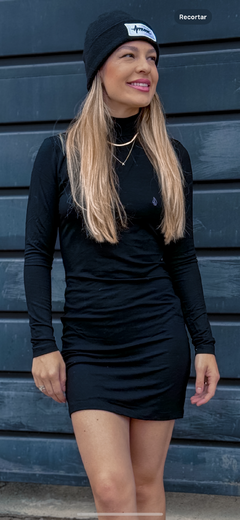 VESTIDO LIVED IN LOUNGE FEM PRETO ( VLVT01002802 ) VOLCOM YC