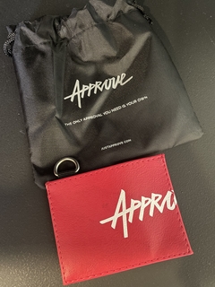 PORTA CARTAO APPROVE SLIM VERMELHA TAM: UNICO ( 6786 ) APPROVE