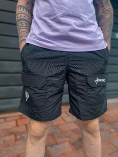 SHORTS 7INCHES AP SUMMER PRETO ( 6482 ) APPROVE - comprar online