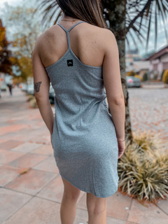 VESTIDO STRAP F MESCLA CINZA ( RTVT01001512 ) RUSTY YC na internet
