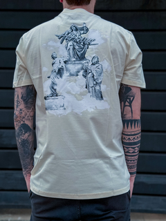 CAMISETA BOLD APPROVE ONLY SAINT OFF WHITE ( 7522 ) APPROVE