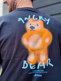CAMISETA BOLD APPROVE ANGRY BEAR II PRETA ( 7524 ) APPROVE