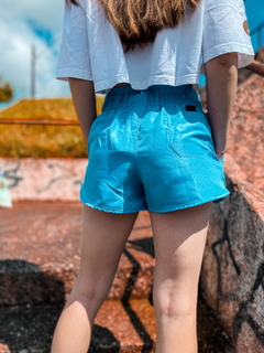 SHORTS FEMININO APPROVE HONEY BEAR AZUL CLARO ( 6466 ) APPROVE - comprar online