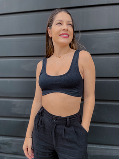 TOP TREND GAROPABA PRETO ( HL116300 ) HANG LOOSE YC