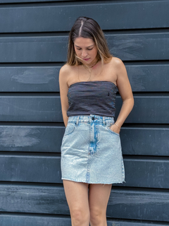 BLUSA STRIPE TUBE FEM PRETA ( VLTS03019002 ) VOLCOM YC na internet