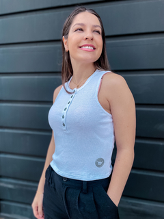 BLUSA GAROPABA HANG BRANCO ( HL116306 ) HANG LOOSE YC