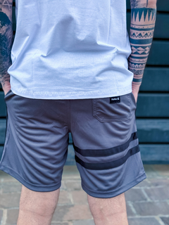 BERMUDA ELASTICO SQUARE CHUMBO ( HYBM03005509 ) HURLEY - comprar online
