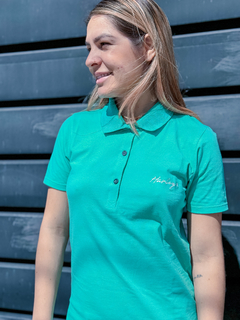 VESTIDO POLO LINE VERDE ( HYVT01005005 ) HURLEY YC na internet