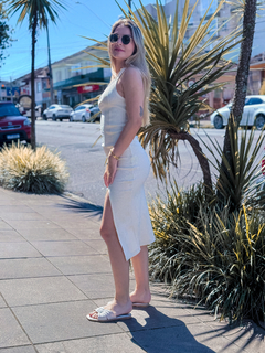 VESTIDO MIDI NADADOR DESTINO OFF WHITE ( 31941 ) TRI CATS - comprar online