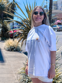 CAMISETA SILK MC STONES THROW FEM BRANCA ( VLTS01049801 ) VOLCOM YC
