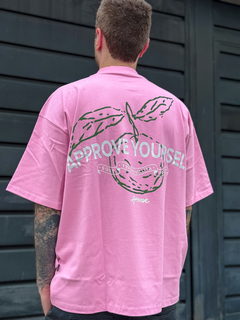 CAMISETA HUGE APPROVE ESTATE ITALIANA ROSA ( 7478 ) APPROVE - Loja Libertá