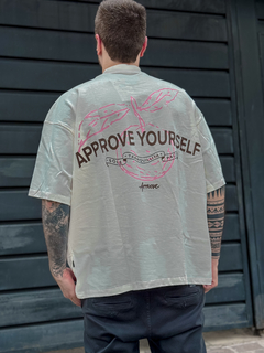 CAMISETA HUGE APPROVE ESTATE ITALIANA OFF WHITE ( 7478 ) APPROVE - loja online
