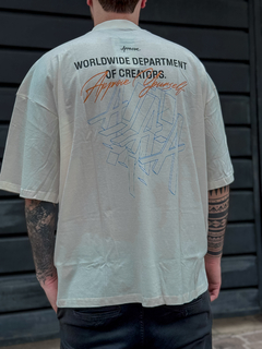 CAMISETA HUGE APPROVE ONLY CREATORS OFF WHITE ( 7608 ) APPROVE - comprar online
