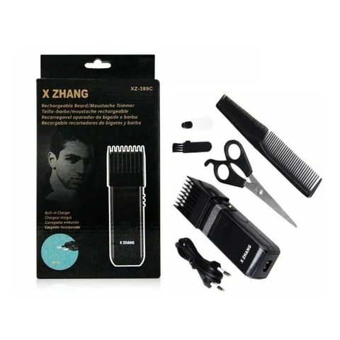 Máquina Elétrica Cortar Cabelo Barba X-Zang XZ-389C