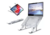 Suporte Notebook Aluminio Ajustável Dobrável Antiderrapante - Bugigangas e Cia