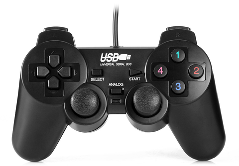 Controle Joystick Com Fio PC Notebook Usb USB-208