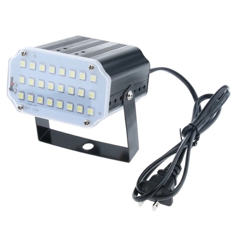 Mini Strobo 24 Leds Efeito Camera Lenta Flash Bivolt