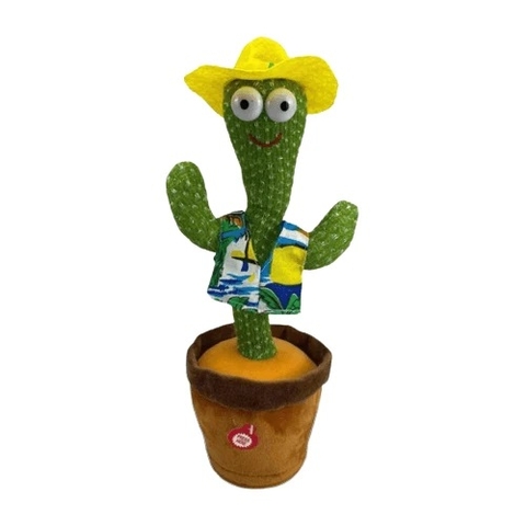 Cacto Dançante Brinquedo Musical Tiktok 120 Musicas+Bluetooh