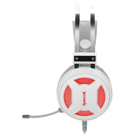 Headset Gamer Redragon Minos Lunar White - H210W