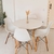 Combo Mesa Eames + 4 sillas Eames (Blanco) - comprar online