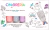 set de esmaltes al agua x 3 + tatuajes coloreria