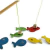 juego de pesca en caja de madera