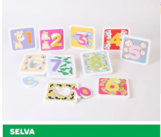 numeros de goma eva encastrable selva