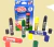 tempera solida x 6 colores puros