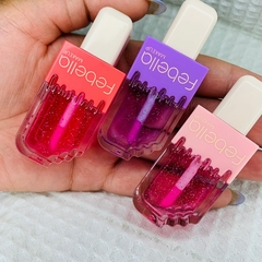 Lip Gloss com Glitter Picolé Febella Make Up