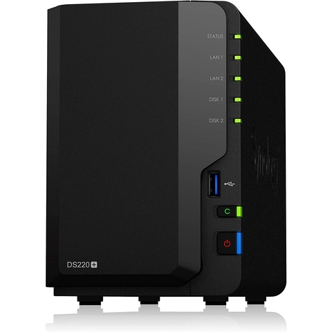 Servidor Desktop NAS Synology 2 Baias Série Plus - DS220+