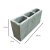 Bloco de Cimento 10 - 9x19x39cm - comprar online