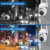 Câmera de Vigilância de Segurança Sem Fio Ao Ar Livre, Rastreamento Humano AI, Áudio Bidirecional, Night Color Cam, Wi-Fi IP, 2MP, 3MP na internet