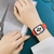 Correia para Apple Watch Band 44mm 40mm 45mm 41mm 38mm 42mm Elastic Sport Silico