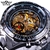 Vencedor Mecânico Sport Design Bezel Relógio Dourado Relógios Masculinos Top na internet