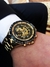 Imagem do Vencedor Mecânico Sport Design Bezel Relógio Dourado Relógios Masculinos Top