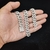 Novo Colar Hip Hop Losango Cubano Corrente Iced Out Bling Homens Mulheres Corren - GUARDEI