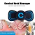 Mini Massageador Cervical Elétrico Tens Neck Massager 6 Modes Portable Decompre - GUARDEI