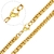 ASONSTEEL Colar de Cadeia Longa Cuba Link Neck Chain Básico Punk Cor Dourada A? - comprar online