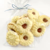 Biscoitos amanteigados com goiabada