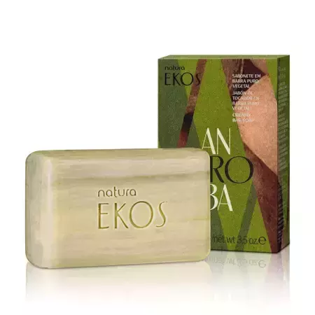 Sabonete em Barra Puro Vegetal Cremoso Ekos Andiroba 1 un de 100 g