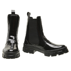 Bota Coturno Feminino Cano Medio Sola Tratorada - B&A Shoes