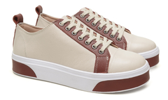 TÊNIS FEMININO ANA EM COURO SOFT 16202