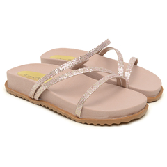 Sandália Papete Birken Rose Feminina Dona Beja